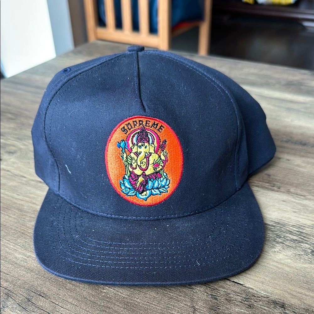 Supreme Blue and Orange Snapback Hat